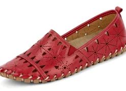 Gemini, sommerliche Damen-Slipper, Weite G, mit herausnehmbarem Fußbett