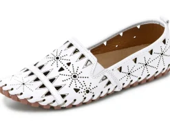 Gemini, sommerliche Damen-Slipper, Weite G, mit herausnehmbarem Fußbett