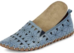 Gemini, sommerliche Damen-Slipper, Weite G, mit herausnehmbarem Fußbett