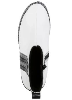 Gemini Stiefelette aus Rind-Nappaleder mit Kontraststreifen