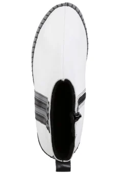 Gemini Stiefelette aus Rind-Nappaleder mit Kontraststreifen