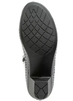 Gemini Stiefelette aus Rind-Nappaleder mit Kontraststreifen