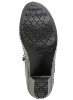 Gemini Stiefelette aus Rind-Nappaleder mit Kontraststreifen