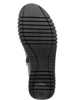 Gemini Stiefelette mit Raffung und dekorativen Knöpfen