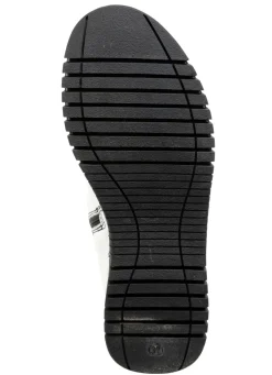 Gemini Stiefelette mit Raffung und dekorativen Knöpfen