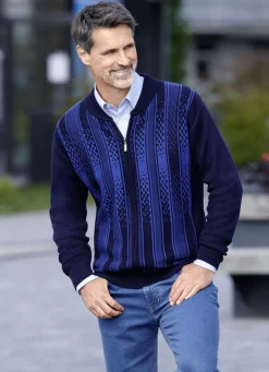 Gemusterte Jacke in 2 Farben