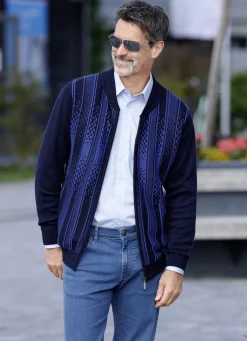 Gemusterte Jacke in 2 Farben