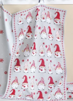 Geschirrtücher mit Wichtelmotiv, 3er-Set