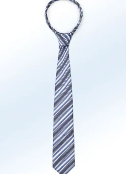 Gestreifte Krawatte in 5 Farben