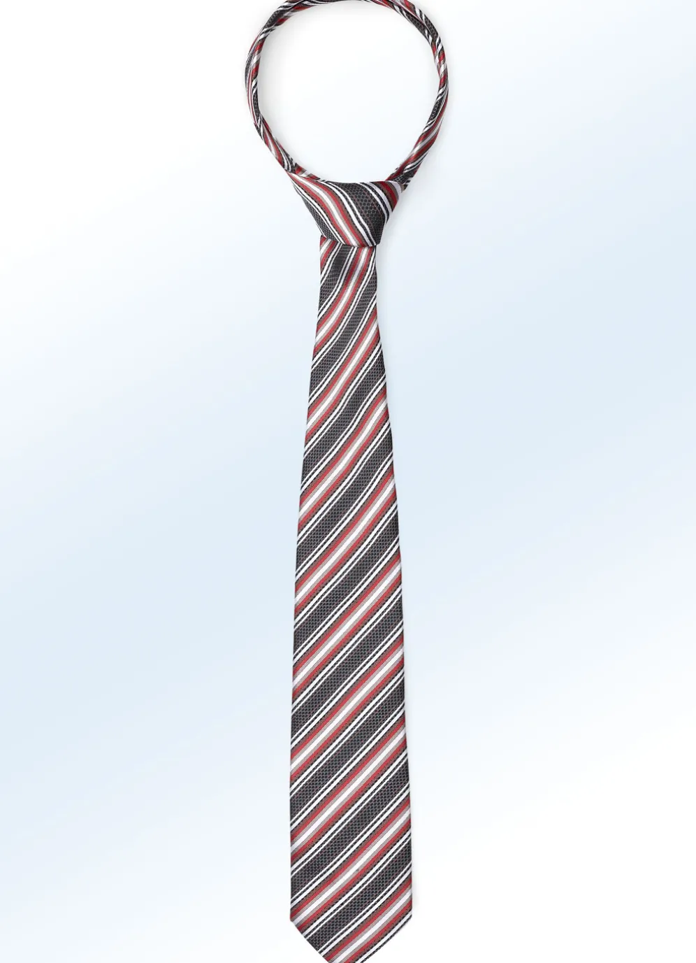 Gestreifte Krawatte in 5 Farben