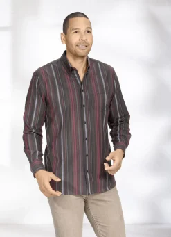 Gestreiftes Hemd aus Feinflanell