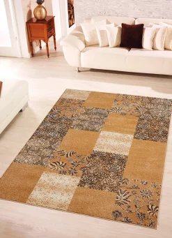 Gewebte Brücken und Teppiche im Patchwork-Dessin