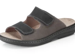 GINO GALANTE, bequeme Herren-Pantoletten, Weite H, mit herausnehmbarem Fußbett