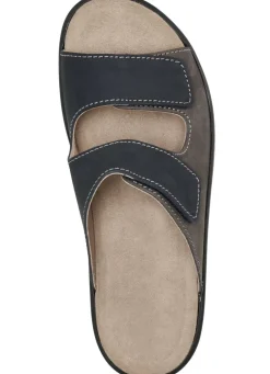 GINO GALANTE, bequeme Herren-Pantoletten, Weite H, mit herausnehmbarem Fußbett