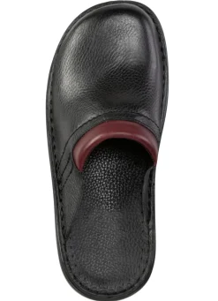 GINO GALANTE, bequeme Herren-Pantoletten, Weite H, aus Leder