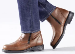 GINO GALANTE, gefütterte Herren-Stiefel, Winterschuhe, mit Lammfell