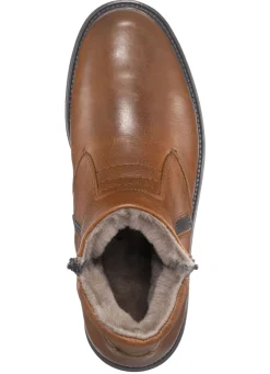 GINO GALANTE, gefütterte Herren-Stiefel, Winterschuhe, mit Lammfell