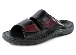 GINO GALANTE, klassische Herren-Pantoletten, aus Leder