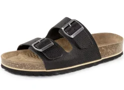 GINO GALANTE, klassische Herren-Pantoletten, Weite H, aus Leder