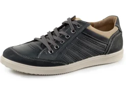 GINO Galante Sneaker mit Kontrast-Besätzen und Zierlochung