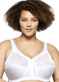 Glamorise Stütz-BH mit Vorderverschluss