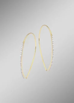 Glamouröse Ohrhaken mit Brillanten