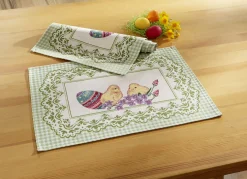 Gobelin Tischdecke und Kissenbezug