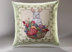 Gobelin Tischdecke und Kissenbezug