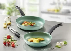 „GSW“ Pfannen-Set „Rainbow“ aus hochwertigem Aluminiumguss