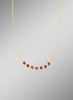 Halskette in Gold mit Rubin