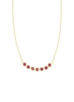 Halskette in Gold mit Rubin