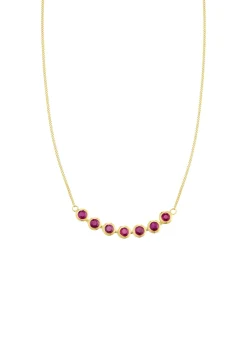 Halskette in Gold mit Rubin
