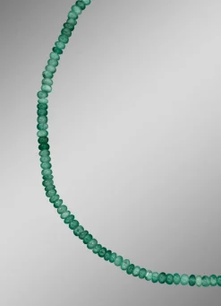 Halskette mit echt Smaragd