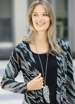 Halskette mit Feder-Anhänger