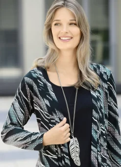 Halskette mit Feder-Anhänger