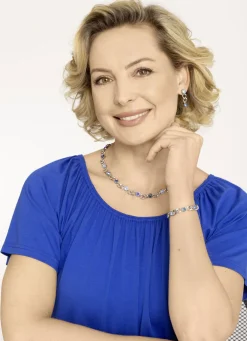 Halskette mit Kristalle