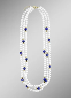 Halskette mit Süsswasser-Zuchtperlen