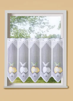 Handcolorierter Kurzstore mit gezacktem Abschluss