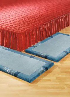 Handgetuftete Brücken, Teppiche und Bettumrandung