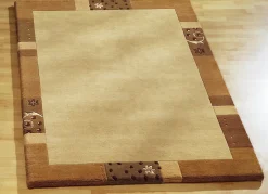 Handgetuftete Brücken, Teppiche und Bettumrandung