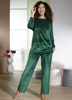 Hausanzug in Pannesamt