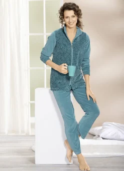 Hausanzug mit Dehnbund rundum