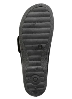 Hausschuh aus gepolstertem Textilmaterial