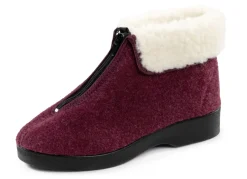 Haus-Stiefelette mit praktischem Front-Reißverschluss