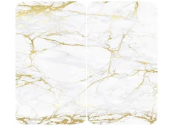 Herdabdeckplatten/Wandblende, Motiv Marmor gold