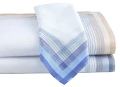 Herren-Stofftaschentücher aus reiner Baumwolle