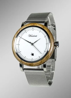 Herrenuhr mit Mesharmband