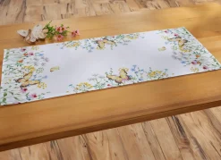 Herrliche Tischdecke mit Frühlingsmotiven