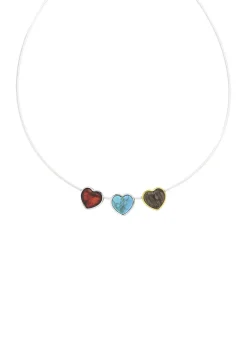 Herz-Anhänger mit Türkis