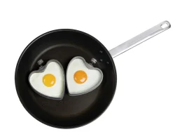 Hitzebeständiges Eiformer-Set aus Silikon, 2-teilig